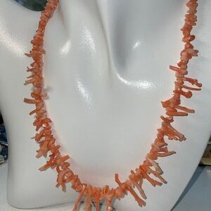 Beautiful Branch Coral Necklace 16” with 14k GF Clasp